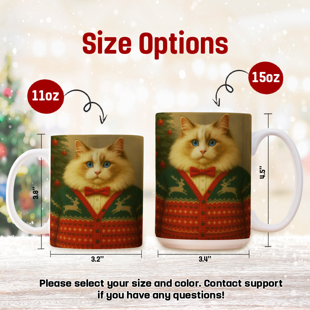 Custom Photo Christmas Mug MugGift For Mug Lovers