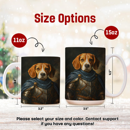 Custom Dog Photo Viking Mug _ Gift For Dog Lovers