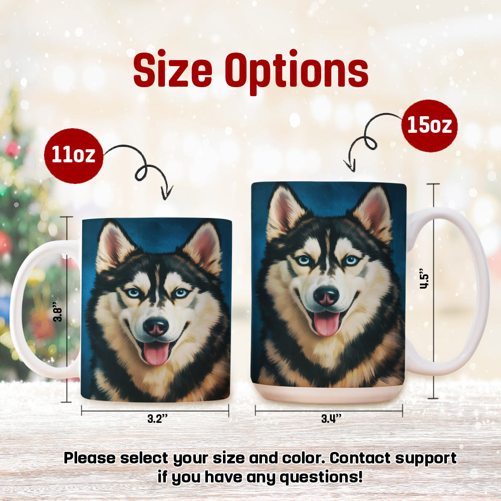 Custom Dog Deep Blue