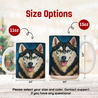 Custom Dog Deep Blue