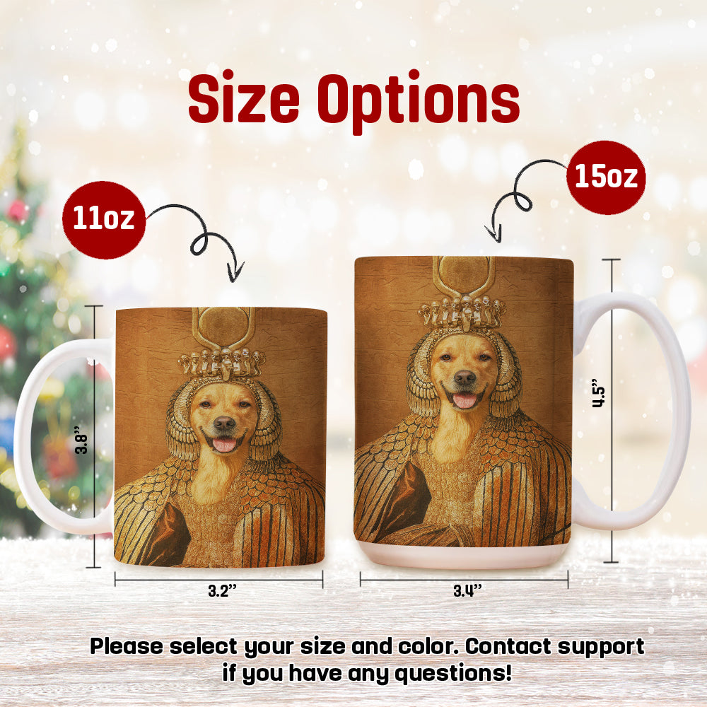 Custom Photo Cleopawtra Dog Mug Gift For Dog Lovers