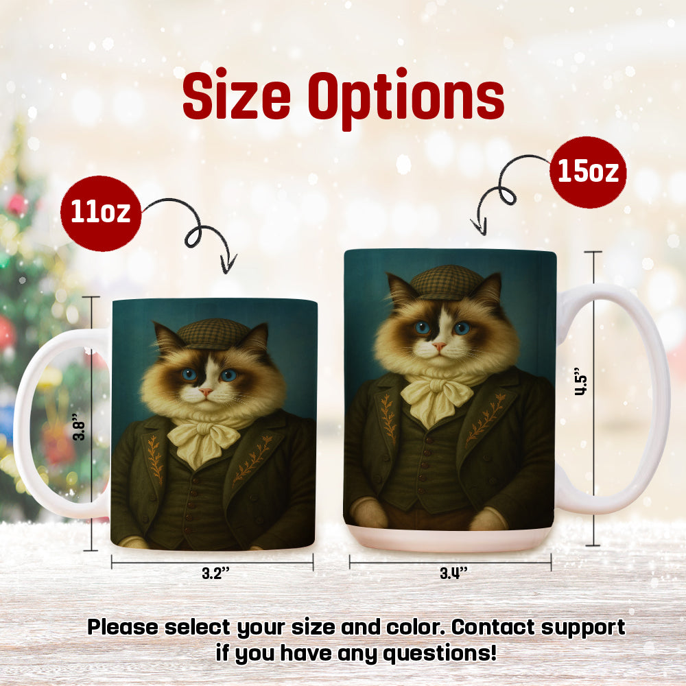 Custom Photo Detective Cat Mug Gift For Cat Lovers