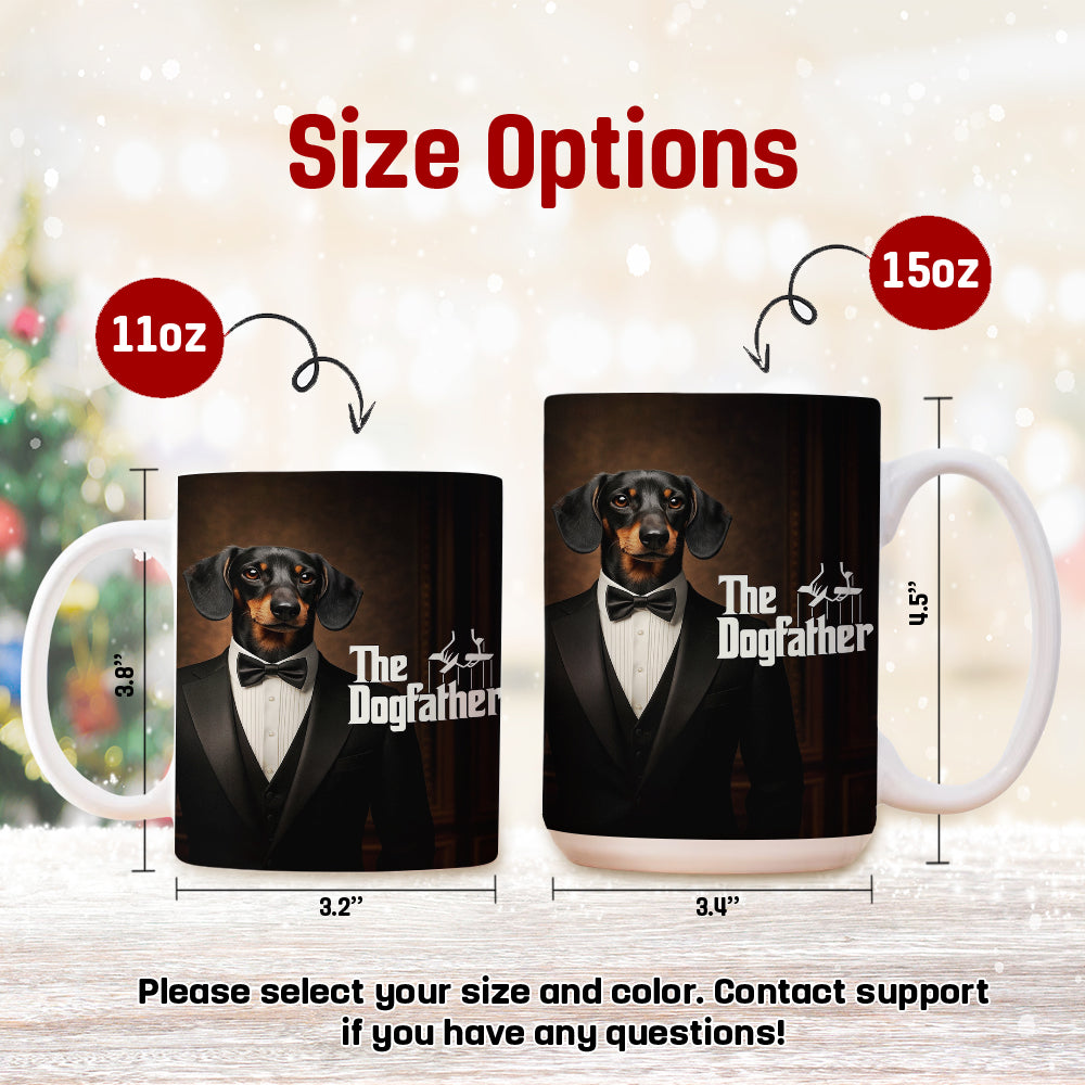 Custom Photo Dog Father Mug _ Gift For Dog Lovers