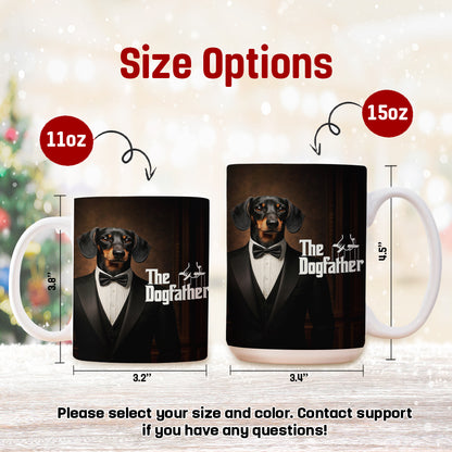 Custom Photo Dog Father Mug _ Gift For Dog Lovers