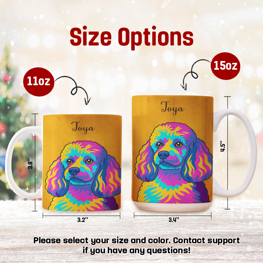 Custom Photo Minimalist Dog Mug Gift For Dog Lovers