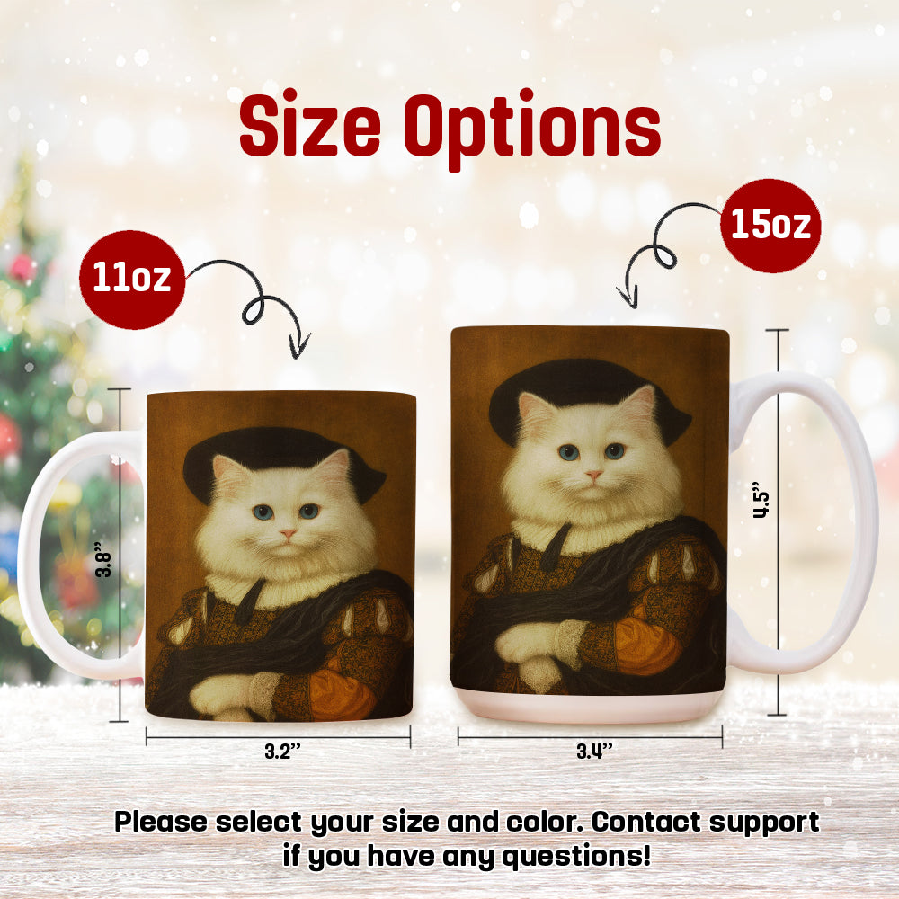 Custom Photo Royal Cat MugCat Lover Gifts