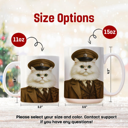 Custom Photo Captain Cat Canvas