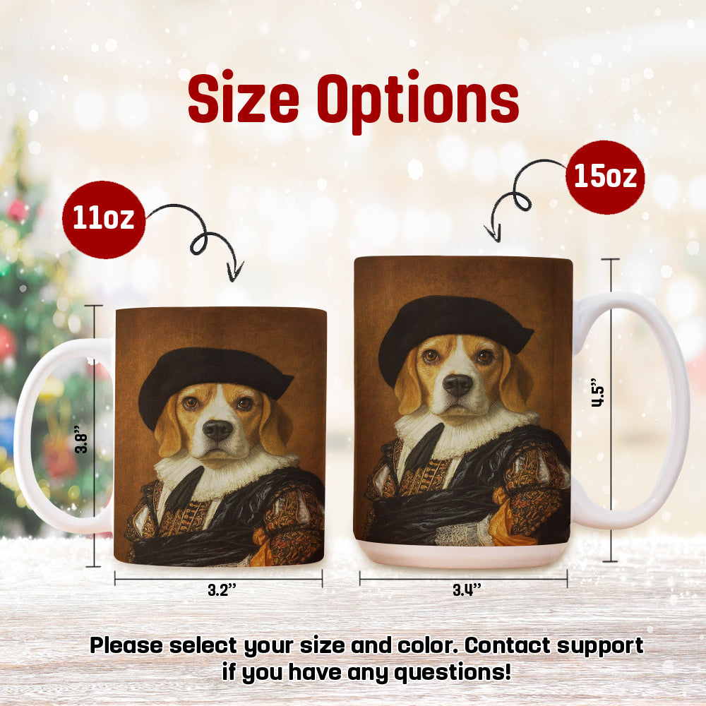 Custom Photo Royal Dog Mug Dog Lover Gifts