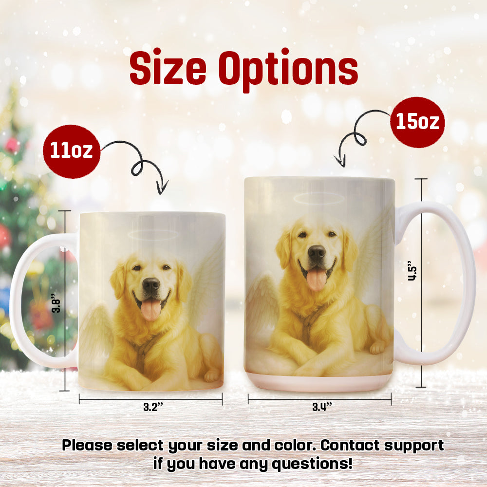 Custom Photo Dog Angel In Heaven _ Gifts For Dog Lovers