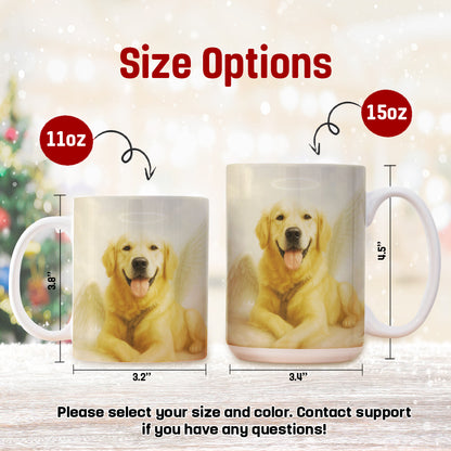 Custom Photo Dog Angel In Heaven _ Gifts For Dog Lovers
