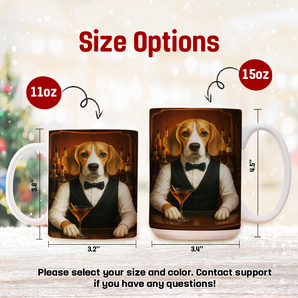Personalized Dog Portrait Bartender