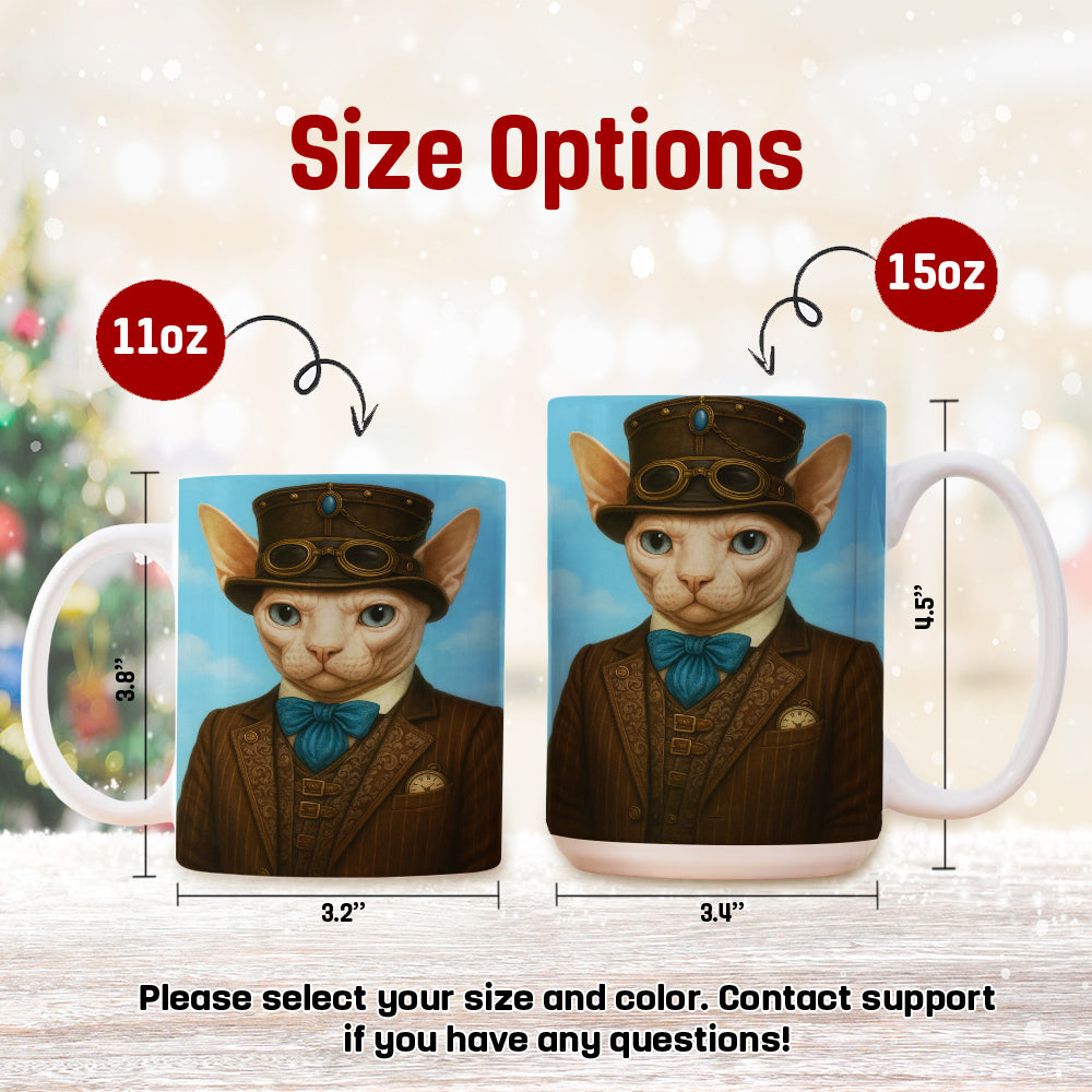Custom Photo Pilot Cat MugGift For Cat Lovers