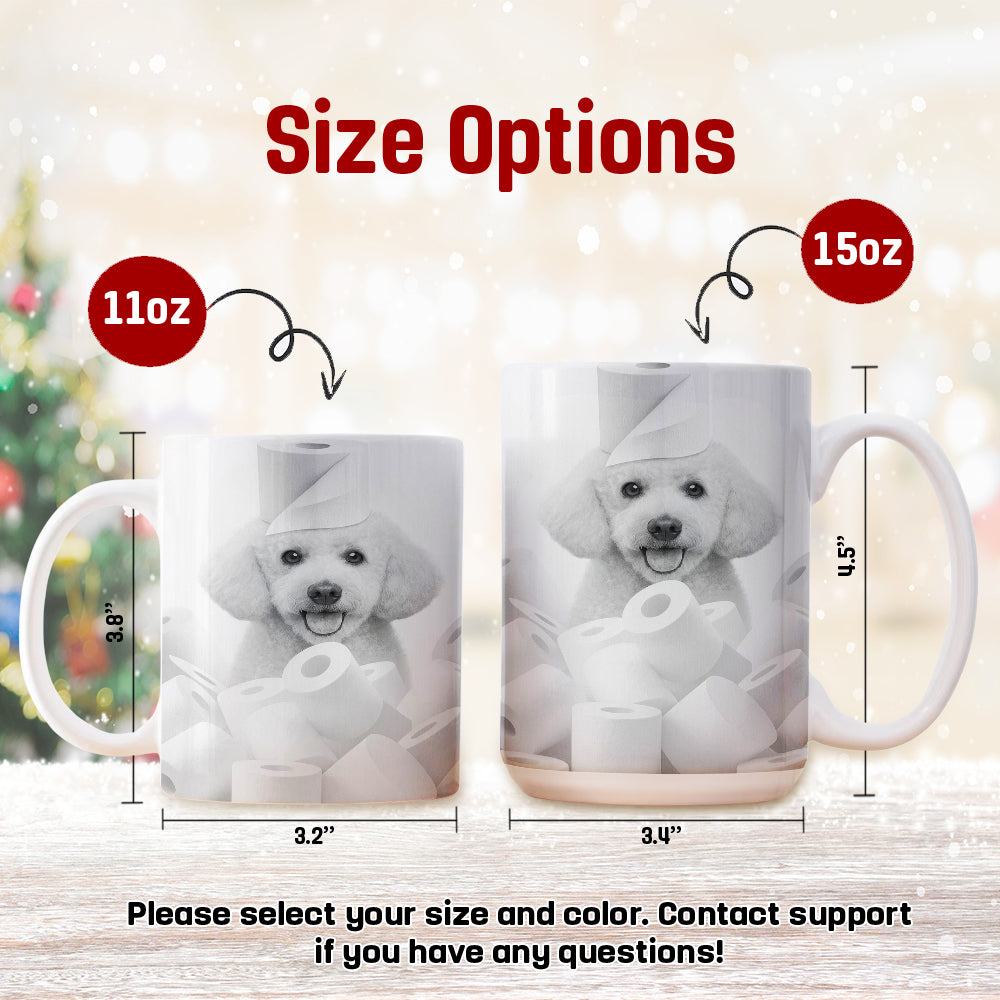 Custom Photo Dog Bathroom Mug