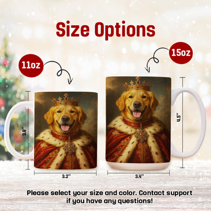 Custom Photo Dog Royal Pet King Portrait
