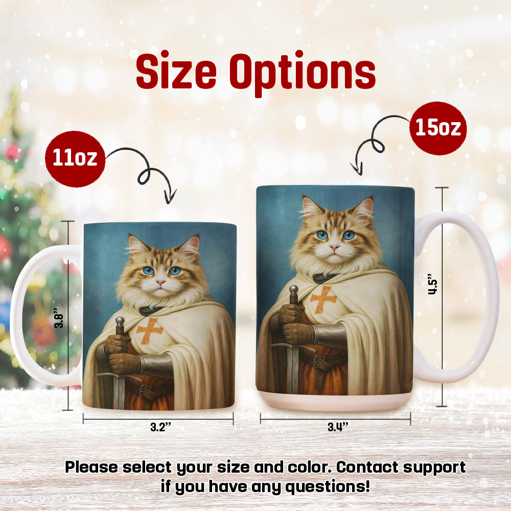 Custom Photo Priest Cat MugGift For Cat Lovers