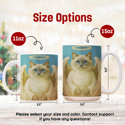 Custom Cat Photo Memorial Mug _ Memorial Gift For Cat