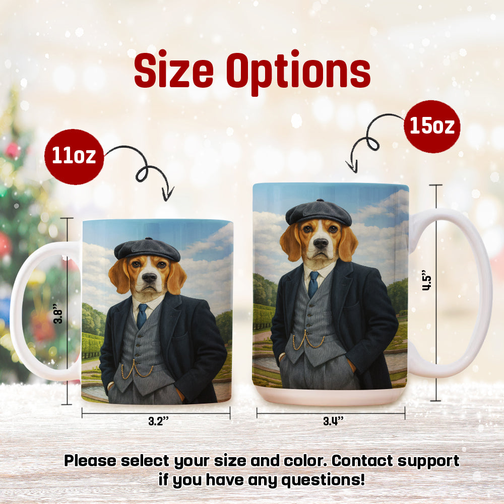 Custom Photo Pawky Blinder Dog Mug