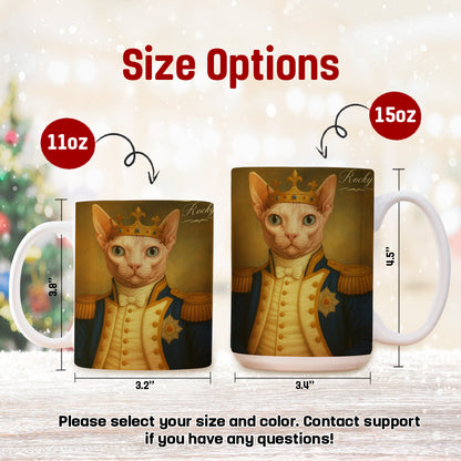 Custom Photo Great Captain Cat Mug Gift For Cat Lovers