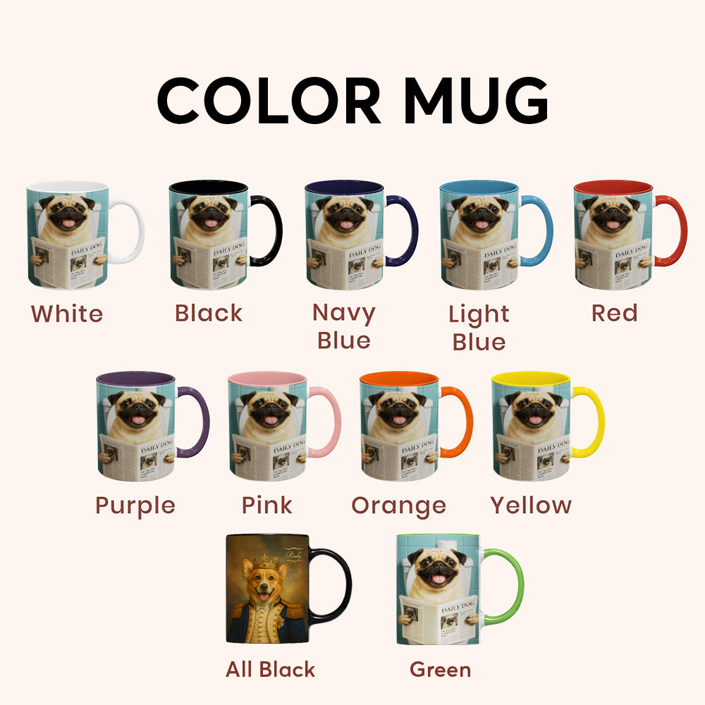 Custom Photo Dog Toilet Bathroom