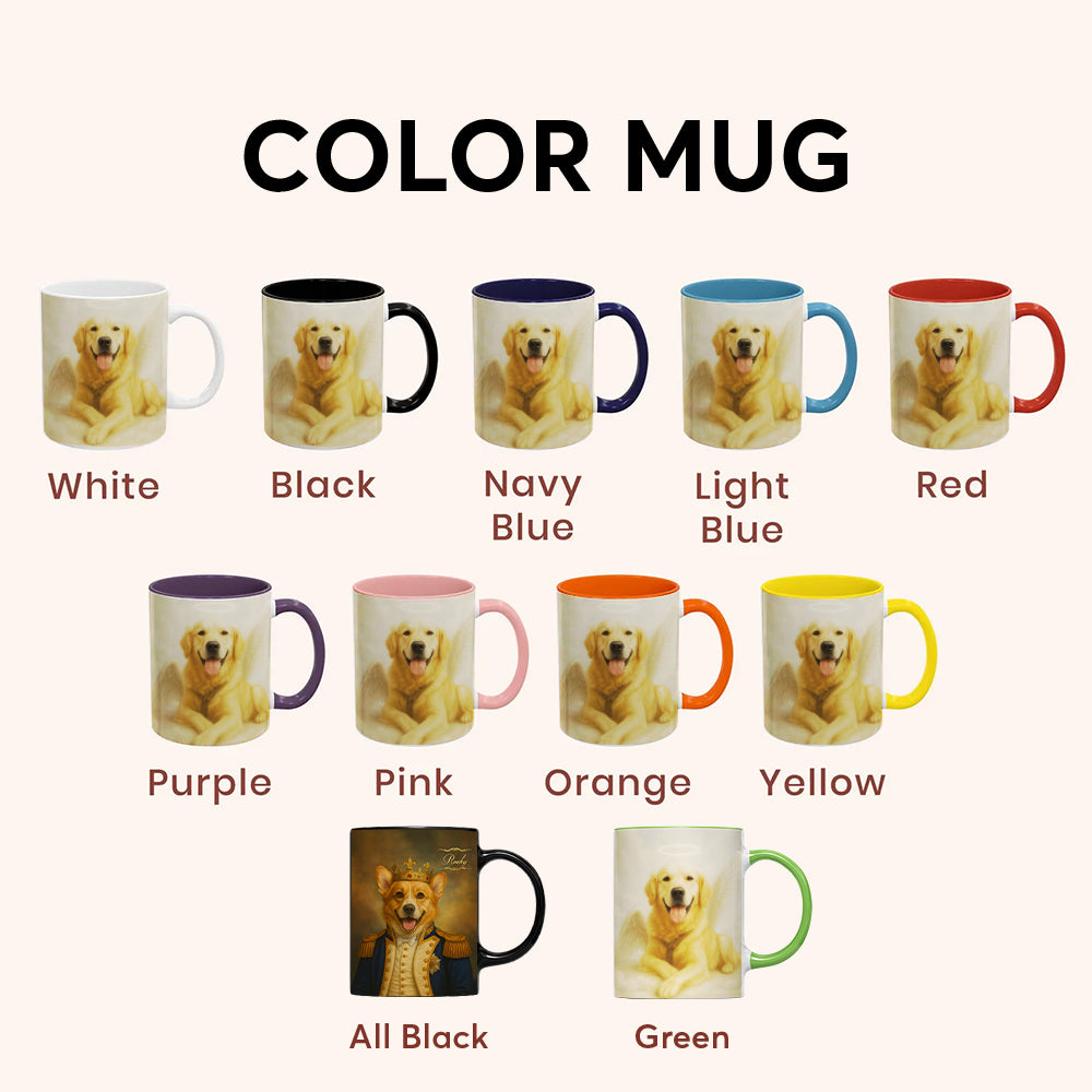 Custom Photo Dog Angel In Heaven _ Gifts For Dog Lovers