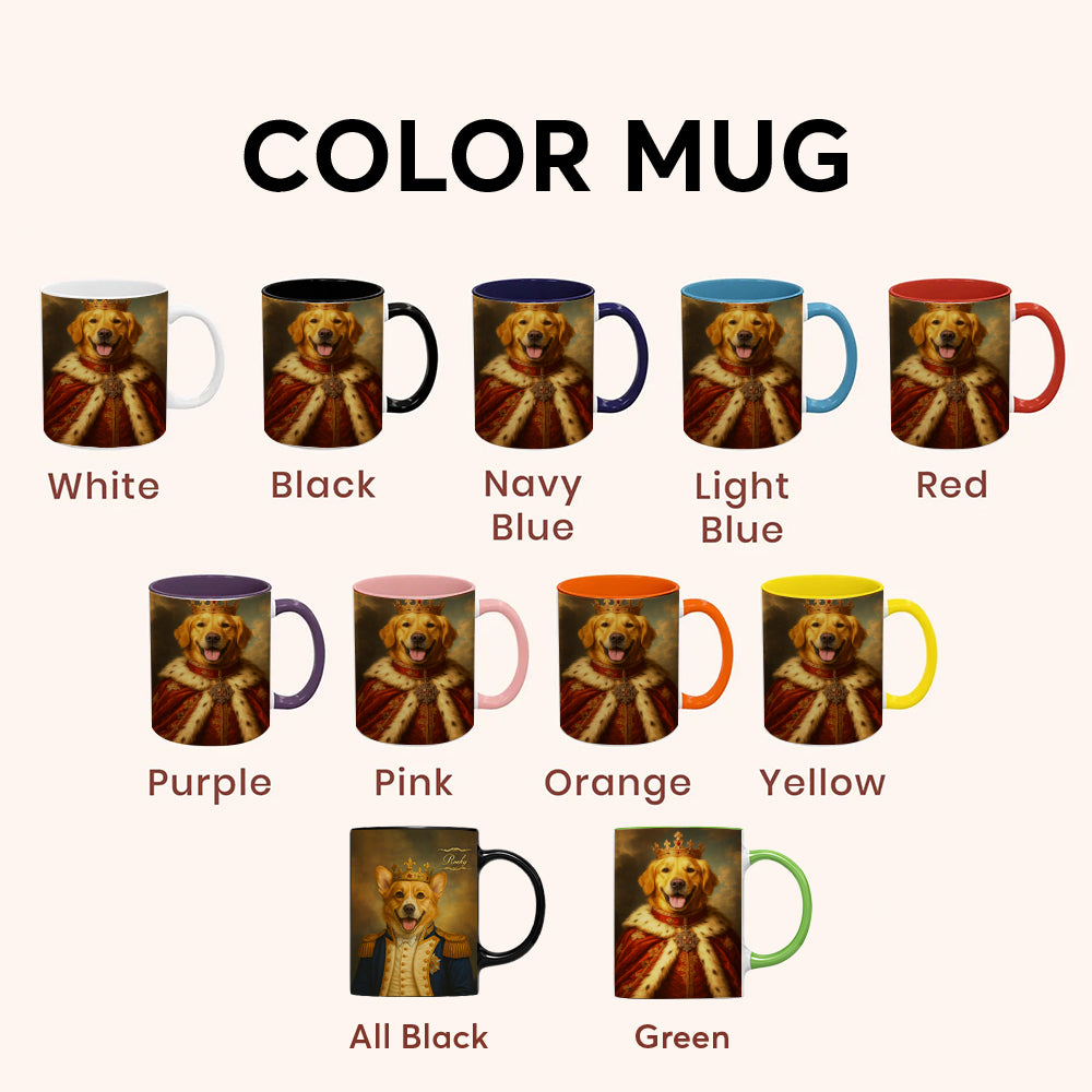 Custom Photo Dog Royal Pet King Portrait