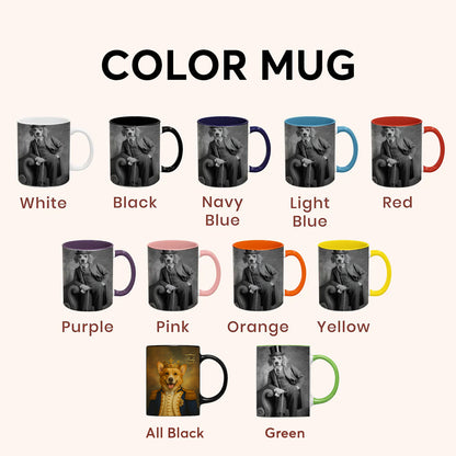 Custom Photo Gentleman Dog  Gift For Dog Lovers