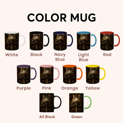 Custom Photo Cat Mug Royal Pet Portrait