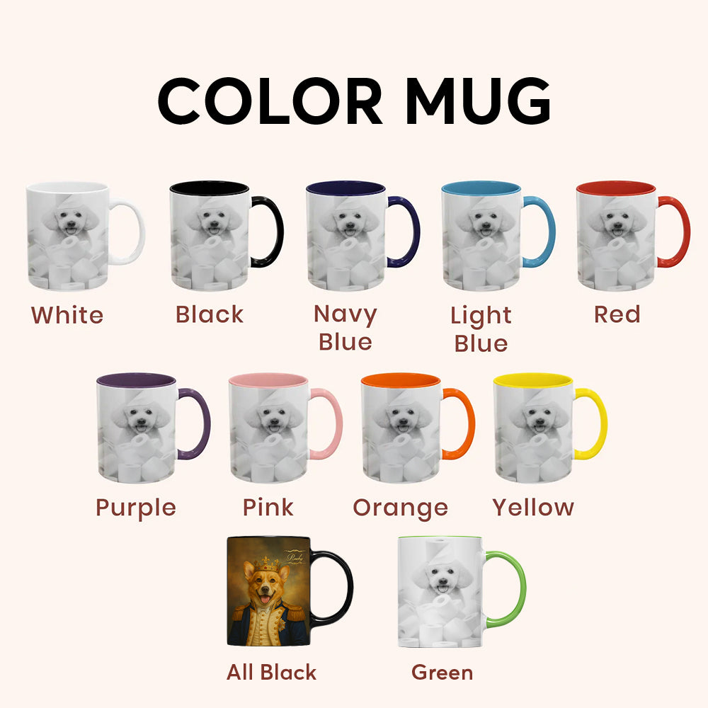 Custom Photo Dog Bathroom Mug
