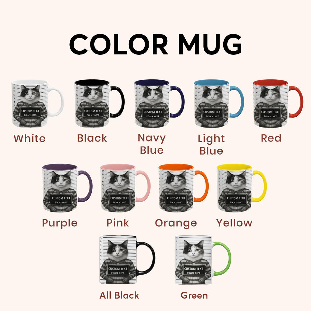 Custom Photo Cat Wanted By Pawlice Mug _ Gifts For Cat Lovers