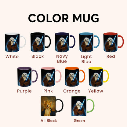 Custom Photo Master Paw Dog  Mug Gift For Dog Lovers