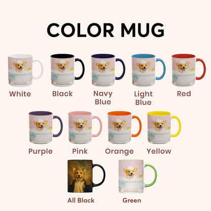 Custom Photo Dog In Bath Mug Gift For Dog Lovers