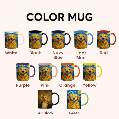 Custom Photo Dog Starry Night