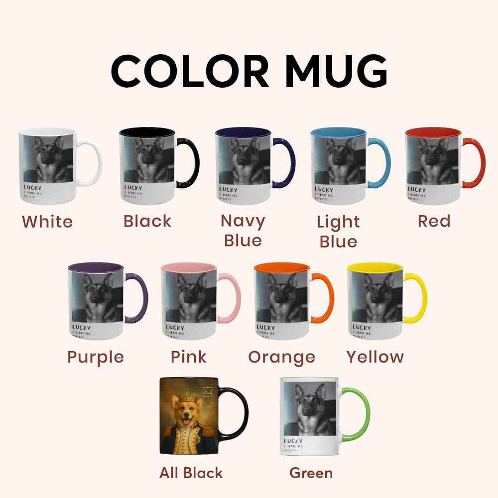Custom Photo Polaroid Film Mug Gift For Dog Lovers