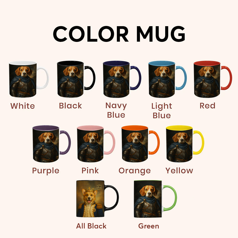 Custom Dog Photo Viking Mug _ Gift For Dog Lovers
