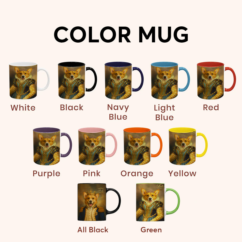 Custom Photo Sapphire Queen Dog Mug Gift For Dog Lovers