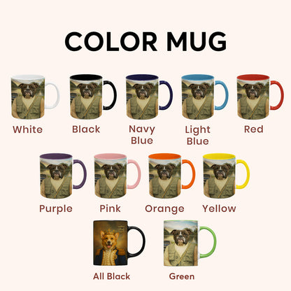 Custom Photo Fisherman Dog Mug