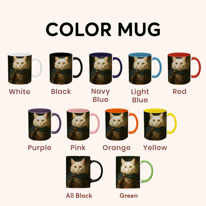 Custom Cat Photo Viking Mug _ Gift For Cat Lovers