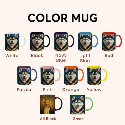 Custom Dog Deep Blue