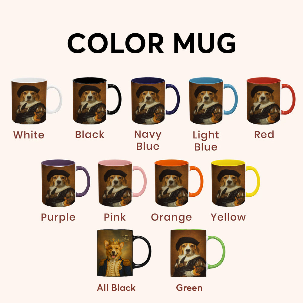 Custom Photo Royal Dog Mug Dog Lover Gifts