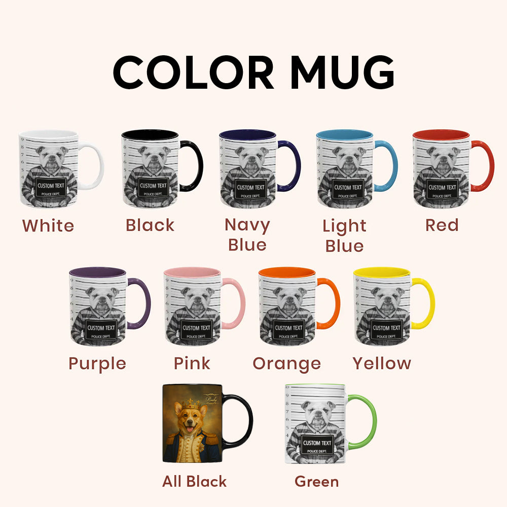 Custom Photo Dog Wanted By Pawlice Mug _ Gifts For Dog Lovers