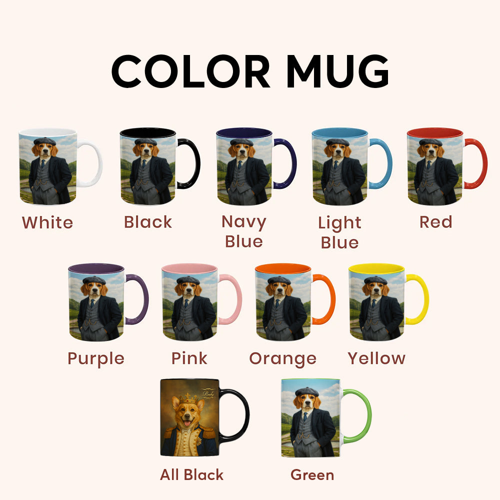 Custom Photo Pawky Blinder Dog Mug