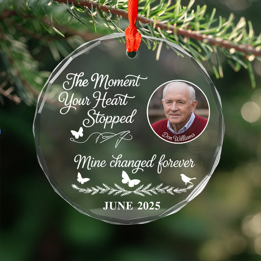 Custom Photo The Moment Your Heart Stopped Memorial Calendar