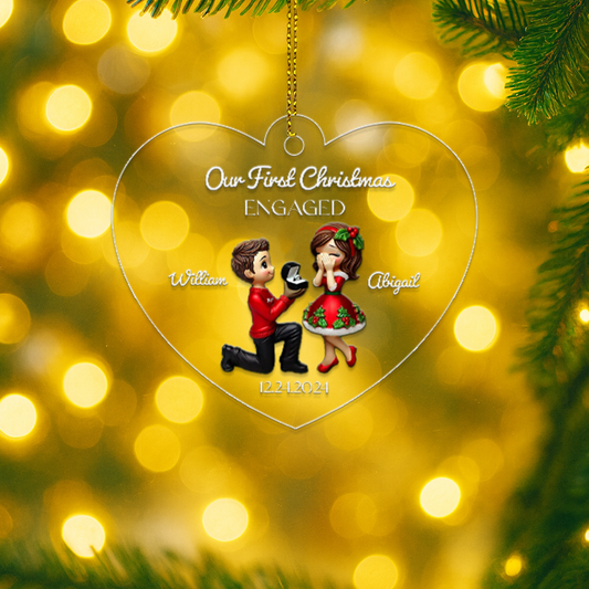 Custom Photo Couple Heart Shape