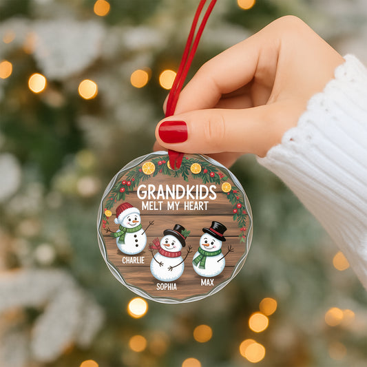 Personalized Custom Name Snowman