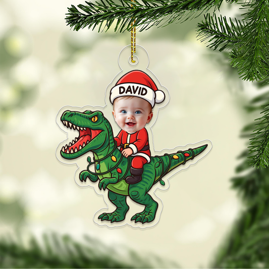 Custom Photo And Name Baby Dinosaur