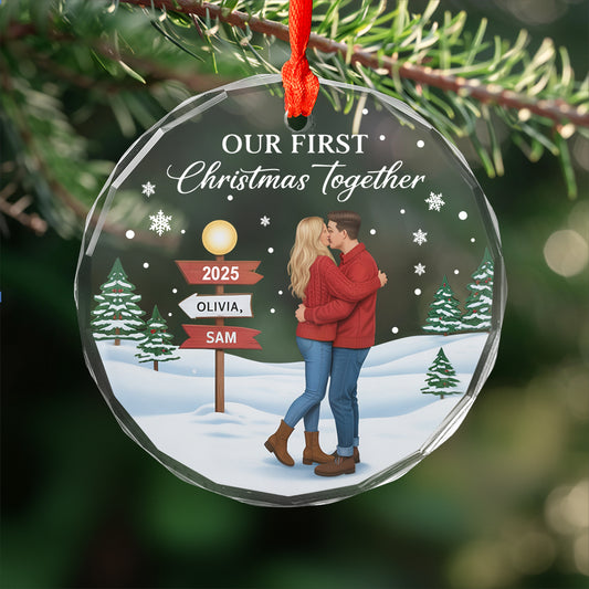 Xmas Ornament - Our First Christmas Together 2