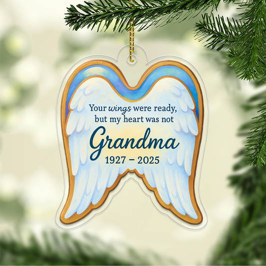 Personalized Memorial Angel Ornament