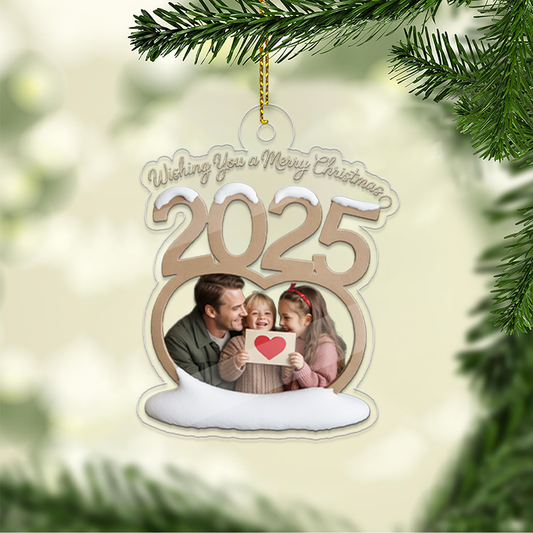 Custom Family Photo Christmas Ornaments, Family Picture Ornament, Big Family Ornament 2025, Photo Ornament, Family Keepsake, Xmas Gifts