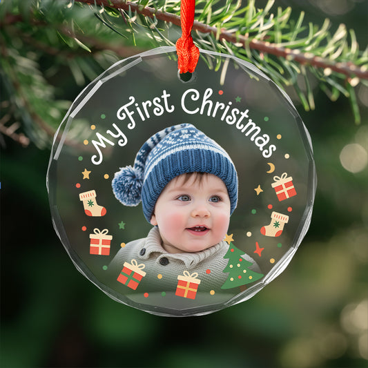 Photo Ornament - Christmas Gifts For Dad, Mom, Baby