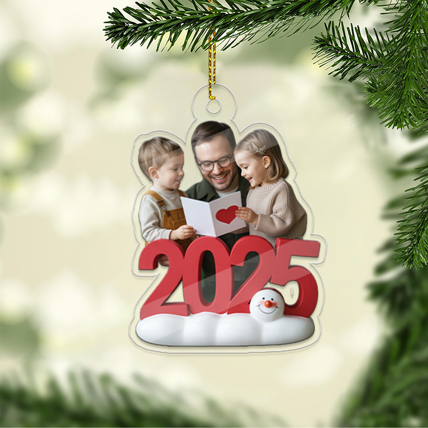 Custom Family Photo Christmas Ornaments, Family Picture Ornament, Family Ornament 2025, Photo Ornament, Family Keepsake, Xmas Gifts